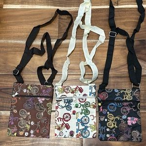 NEW Bicycle Bike Cycling Bag Coin Purse Novelty Gift Party Favors BUNDLE OF 3